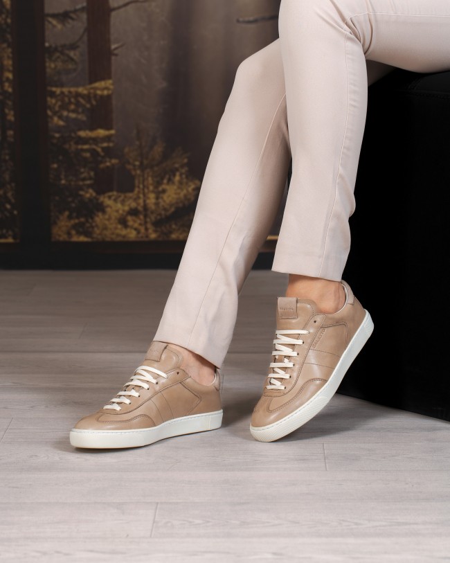 Davostina Beige Cuir