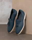 Garrano Bleu Denim Cuir