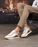 Vigoro Blanc Beige Cuir